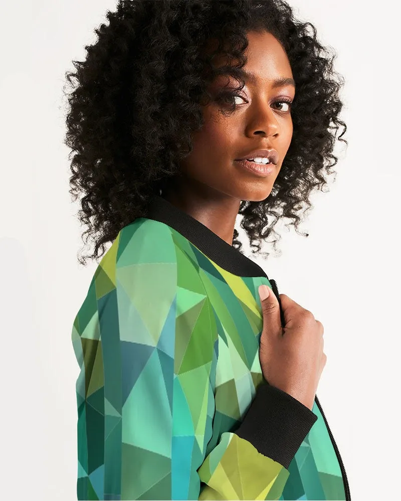 Green Line 101 Women's Bomber Jacket