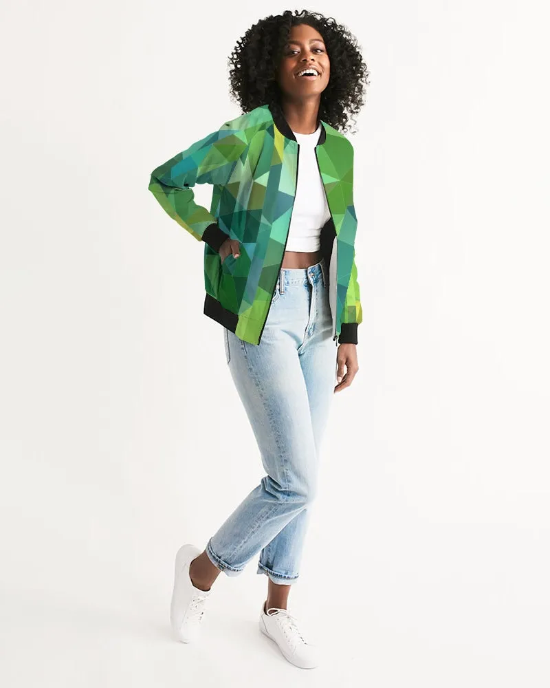 Green Line 101 Women's Bomber Jacket