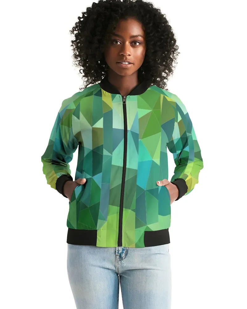 Green Line 101 Women's Bomber Jacket