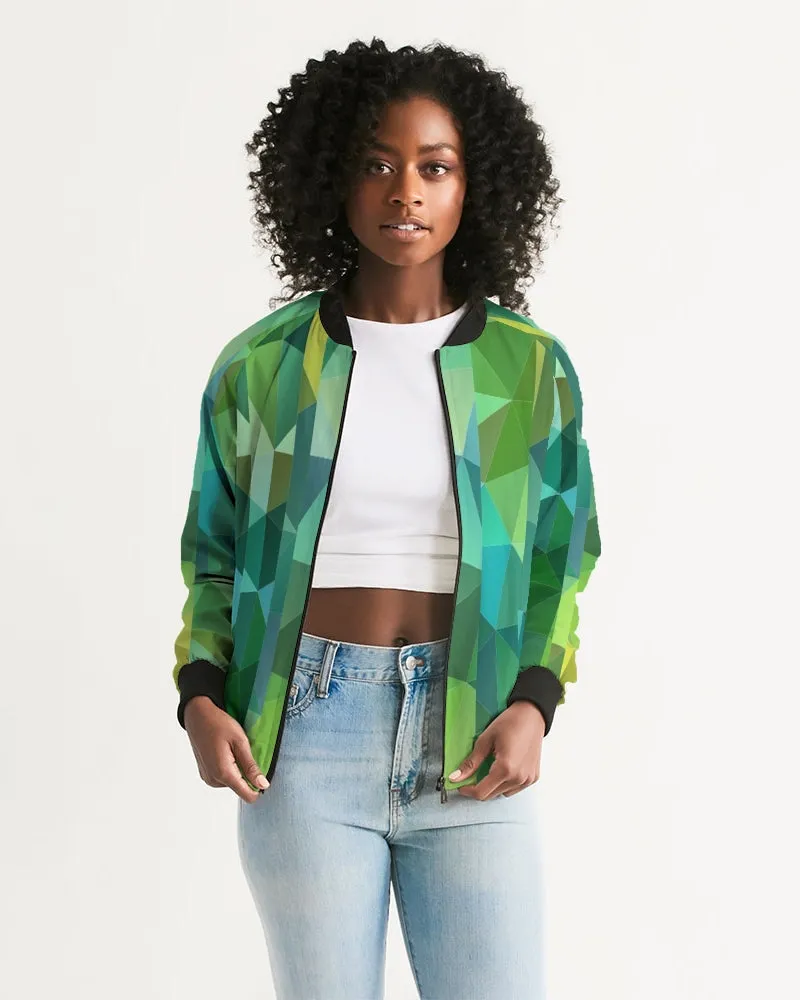 Green Line 101 Women's Bomber Jacket