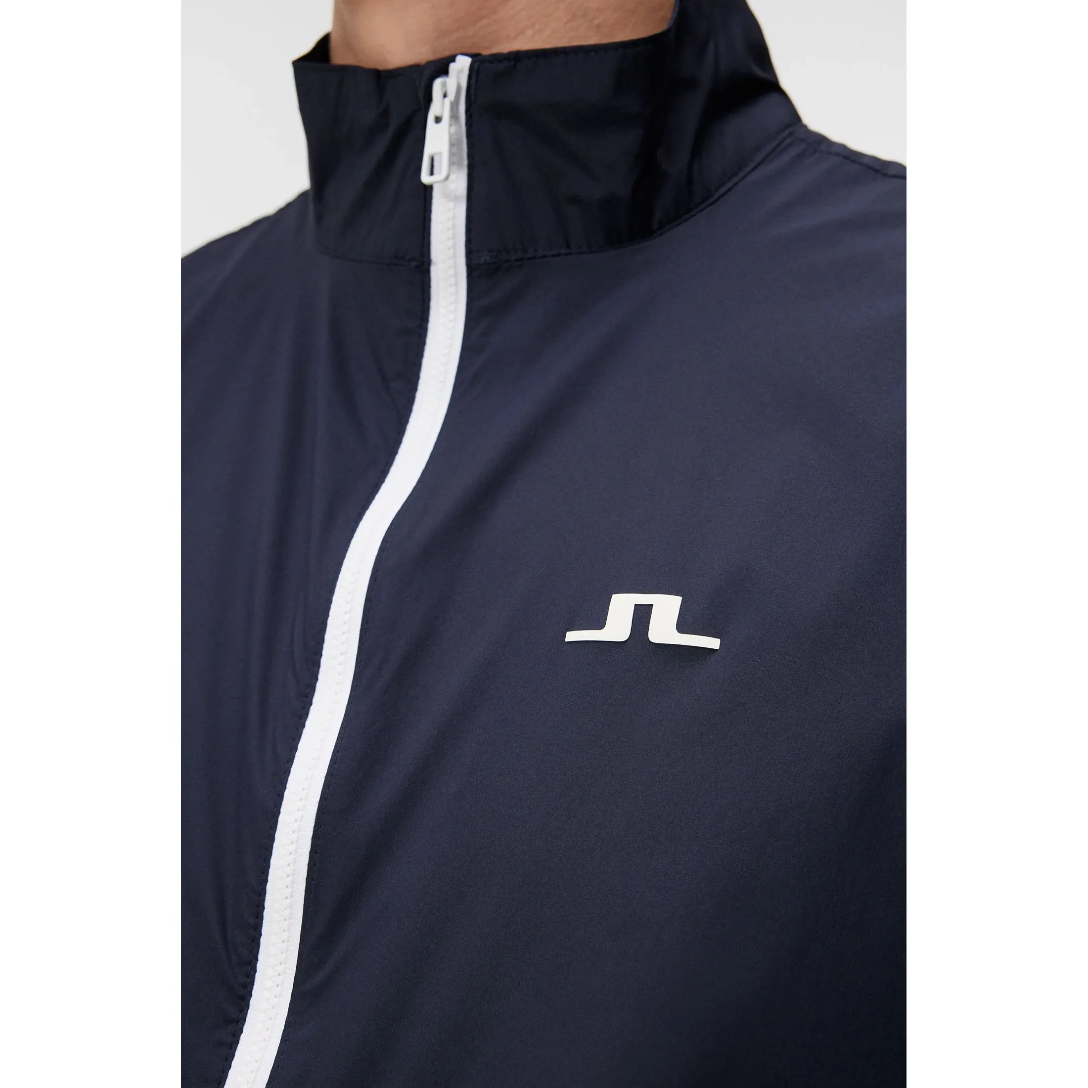 J.Lindeberg Ash Light Packable Golf Jacket - JL Navy