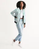 Marble Tiles Women's Bomber Jacket