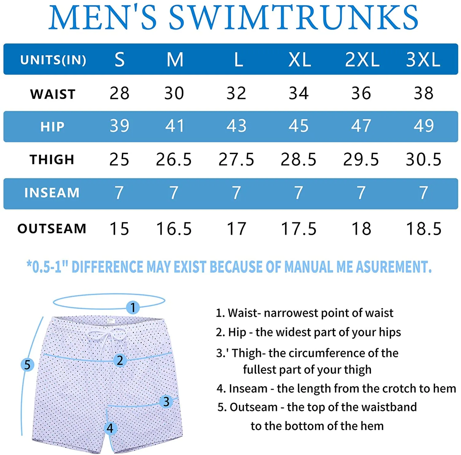 Men's swimming trunks quick dry beach shorts
