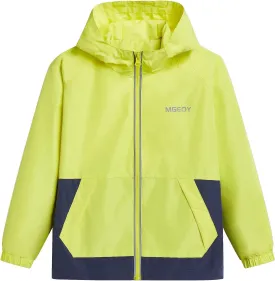 MGEOY Kids Rain Jackets Waterproof with Hood Lightweight Rain Coats for Girls Boys