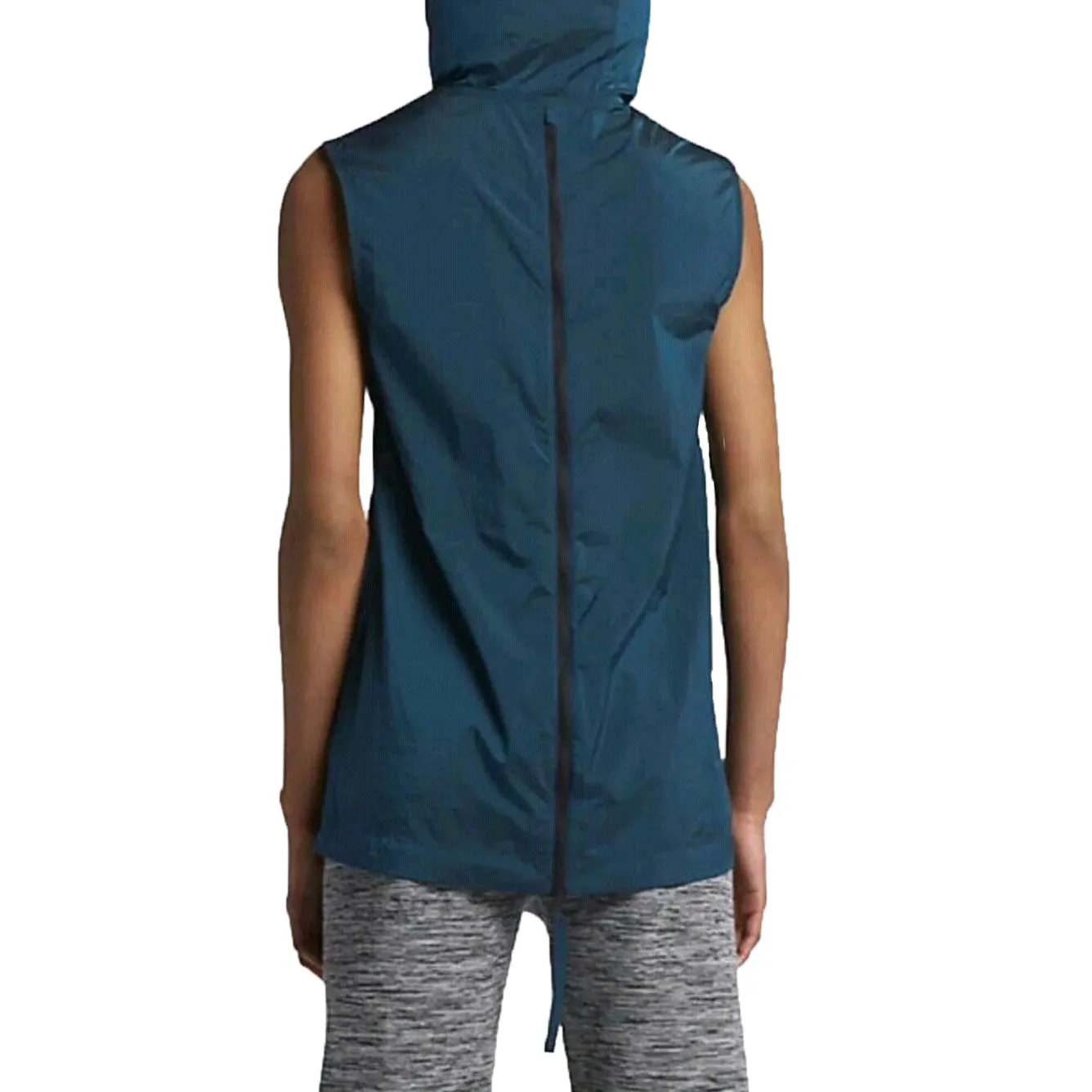 Nike Sportswear Tech Hypermesh Sleeveless Hooded Women's Vest Navy