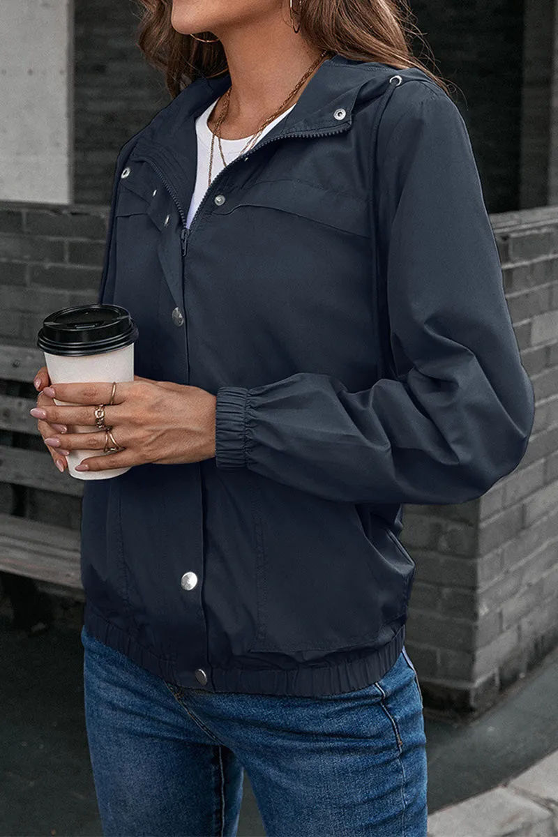 Outdoor Hooded Raincoat and Windbreaker