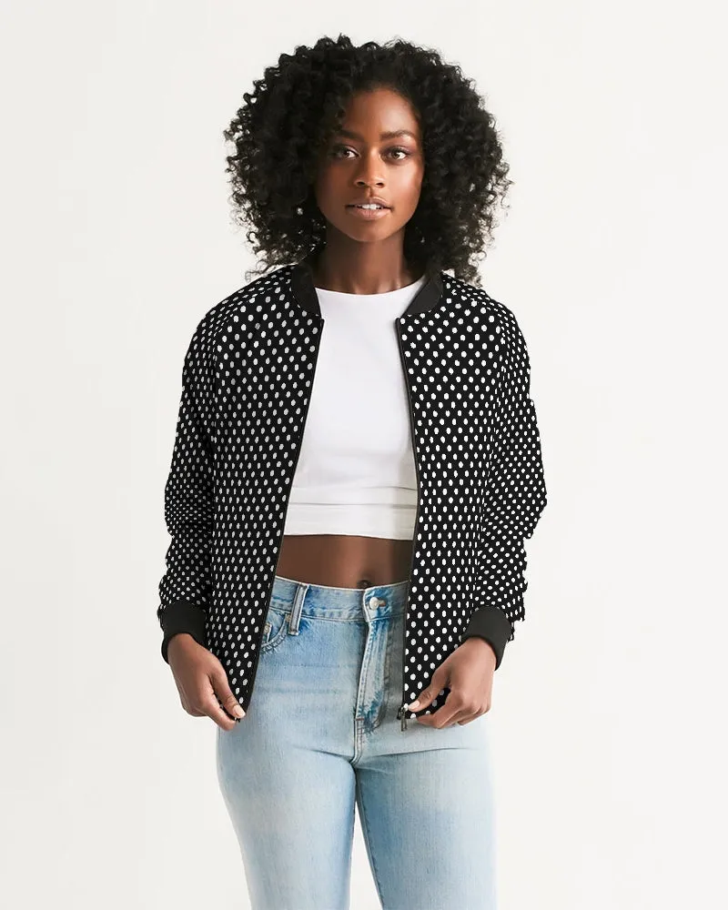 Polka Dots Women's Bomber Jacket