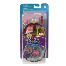 Polly Pocket Sparkle Cove Adventure Beach Compact Playset With Micro Doll, Accessories & Surprise