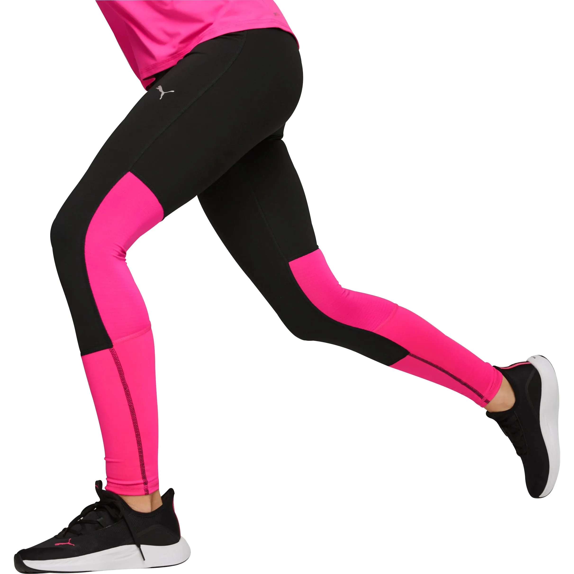 Puma Run Favourite Regular Rise Womens Long Running Tights - Black