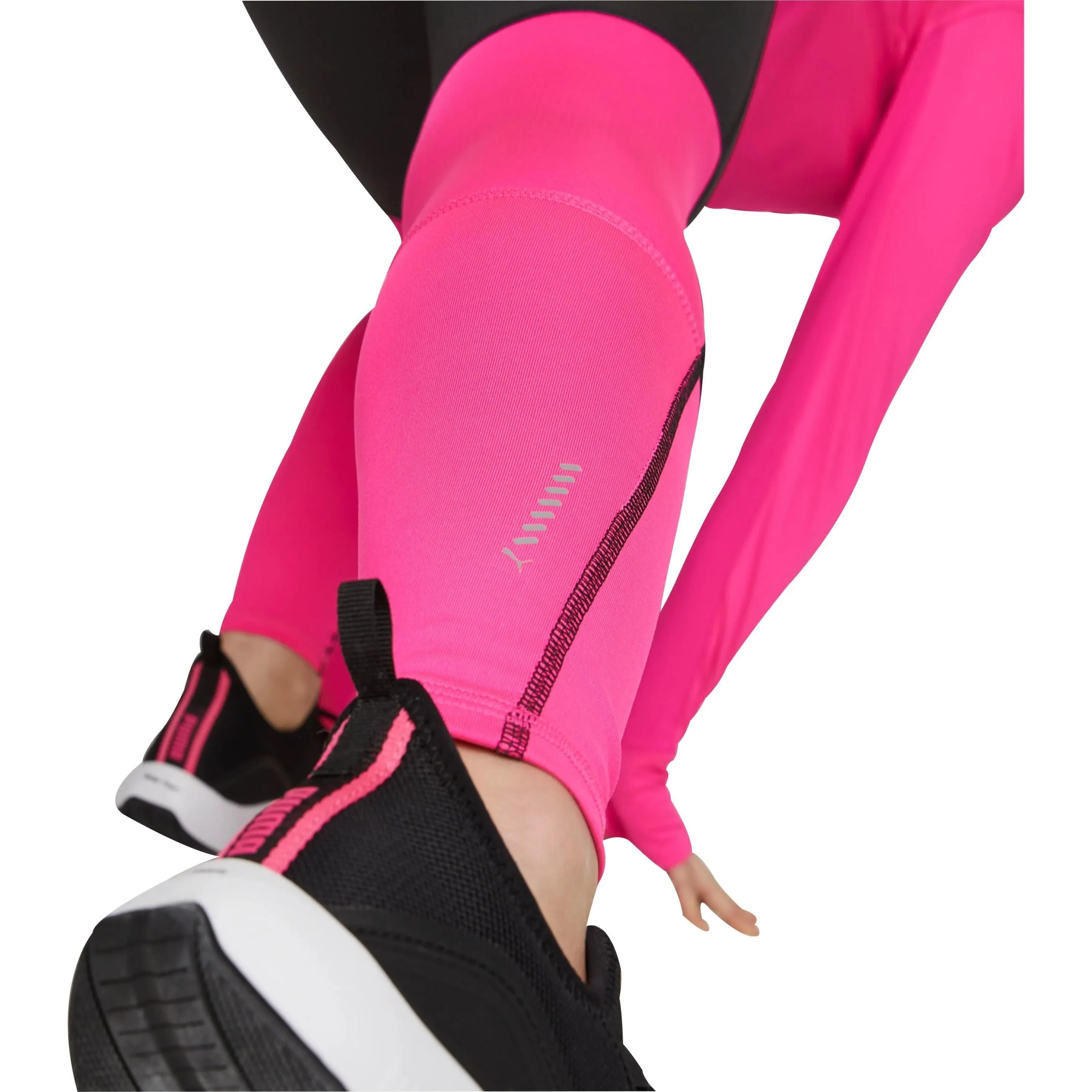 Puma Run Favourite Regular Rise Womens Long Running Tights - Black