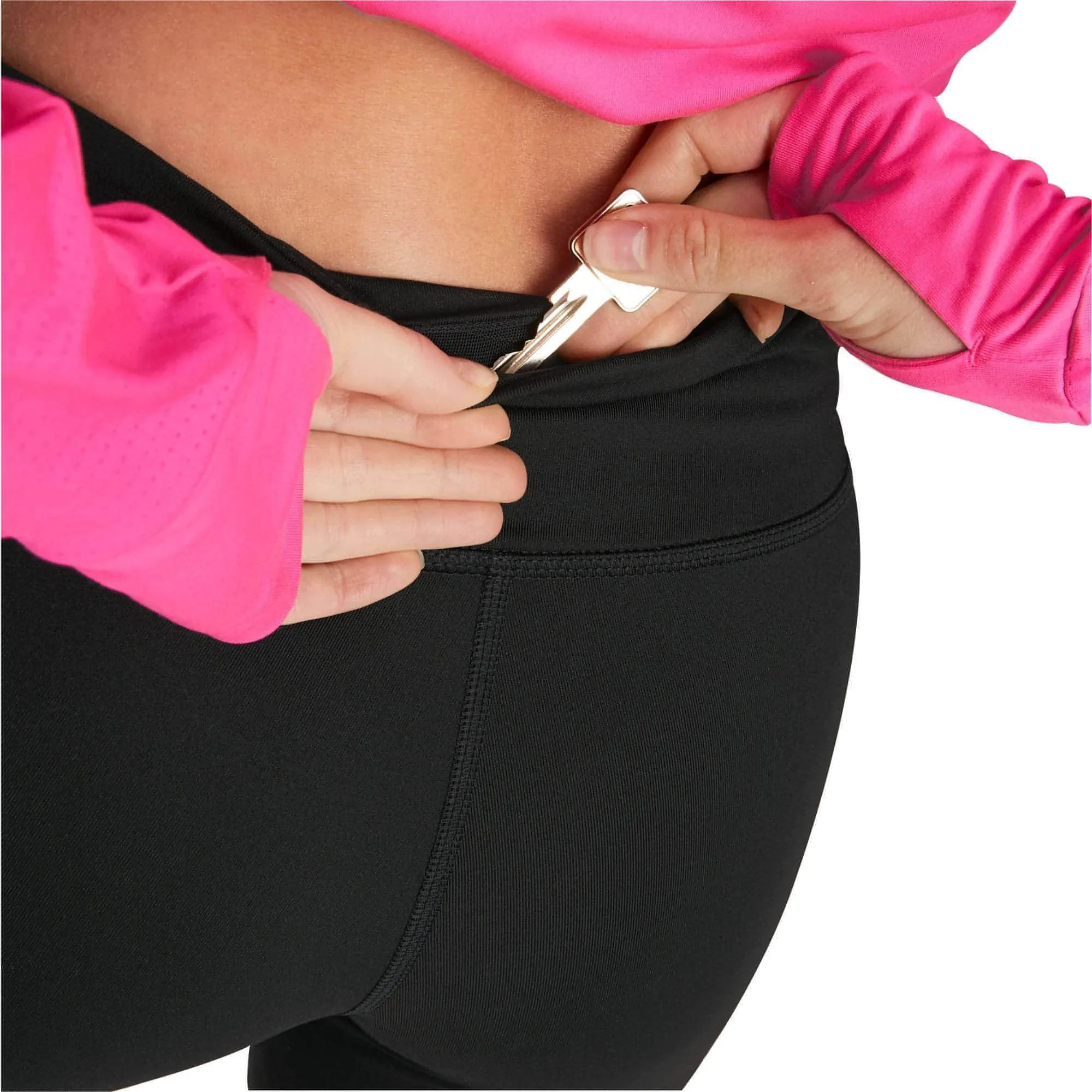 Puma Run Favourite Regular Rise Womens Long Running Tights - Black