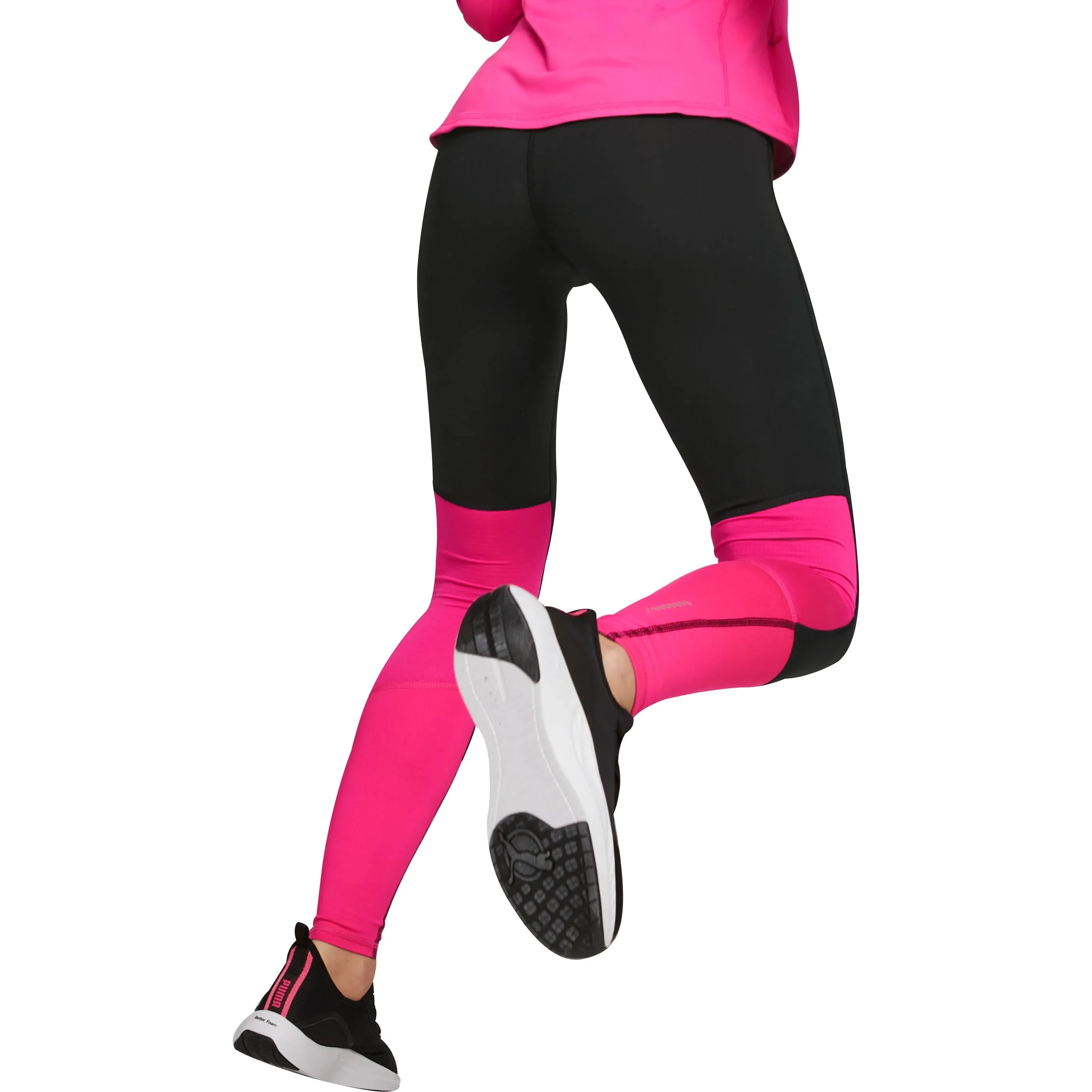 Puma Run Favourite Regular Rise Womens Long Running Tights - Black