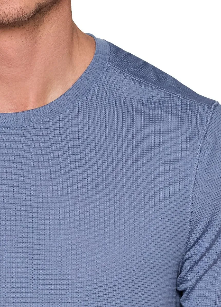 RBX Active Gym Shirt for Men, Short Sleeve Lightweight Stretch Jersey Mesh Quick Drying Crewneck Running Workout T-Shirt