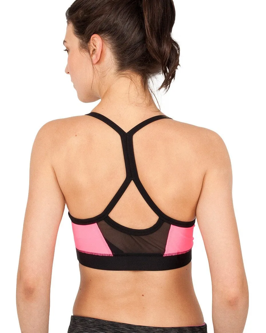 Sharp Simple Strap Bra