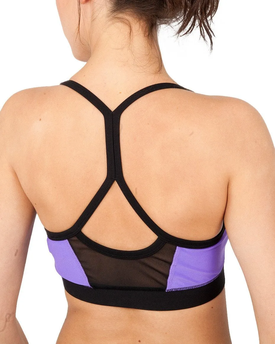 Sharp Simple Strap Bra