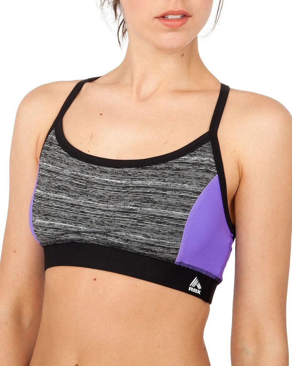 Sharp Simple Strap Bra