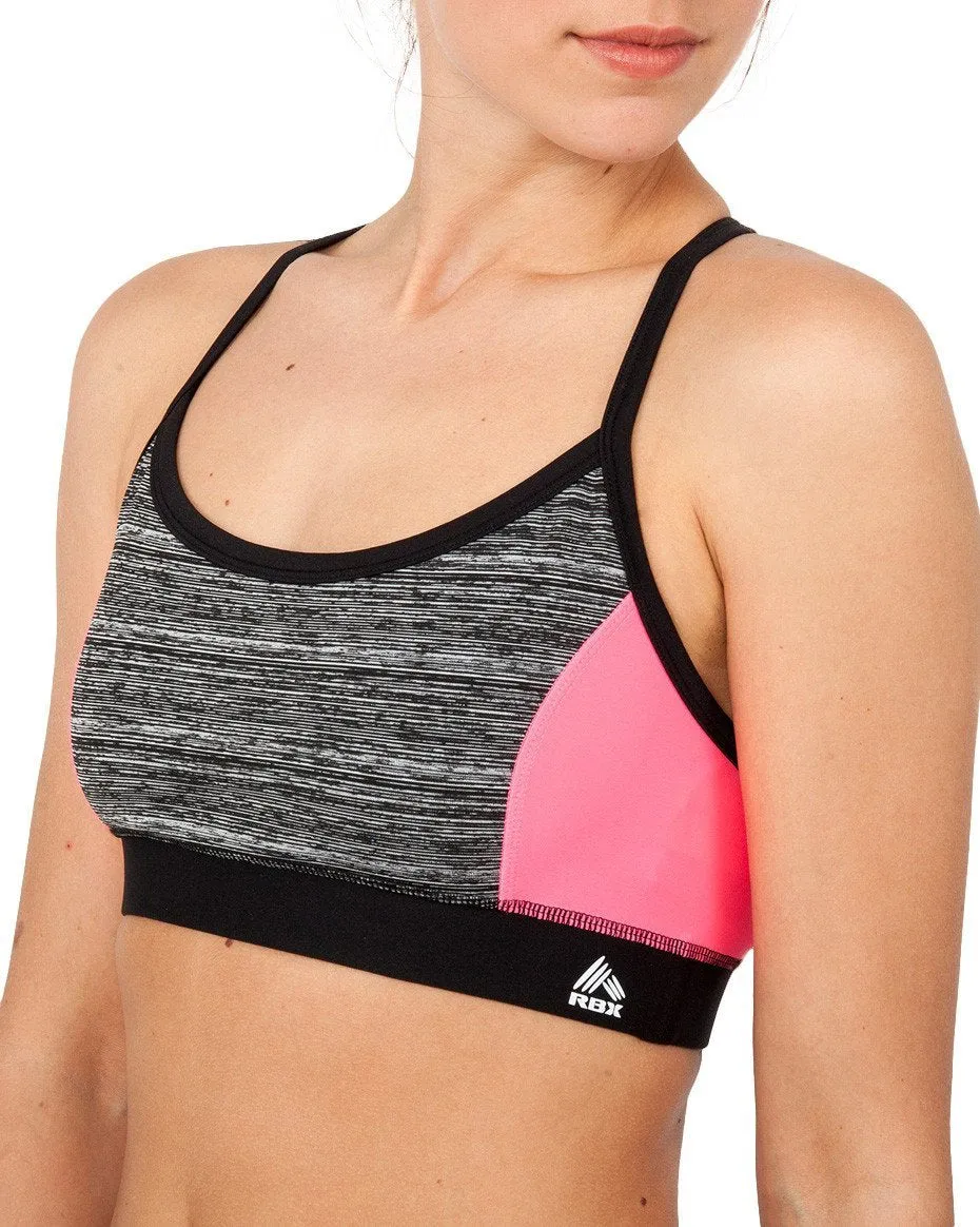 Sharp Simple Strap Bra