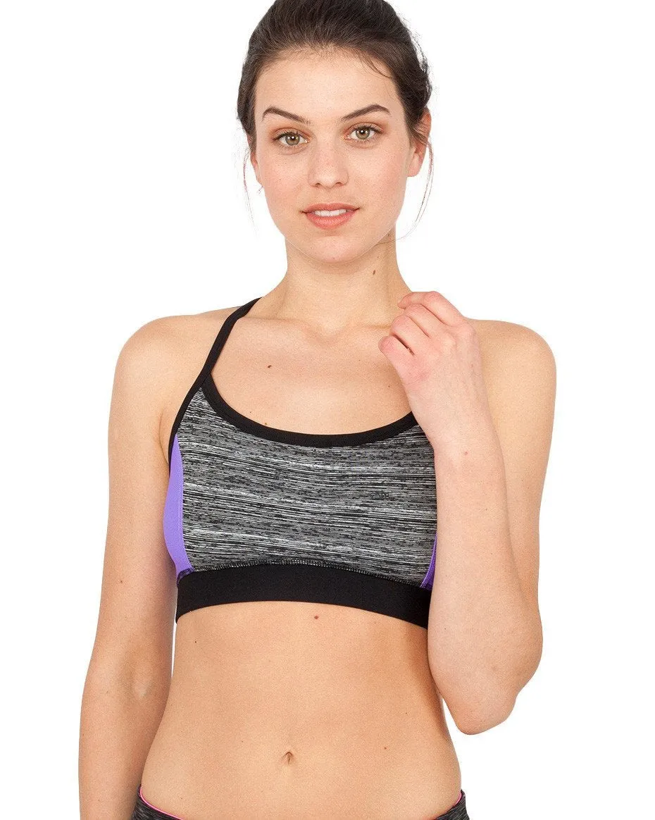 Sharp Simple Strap Bra