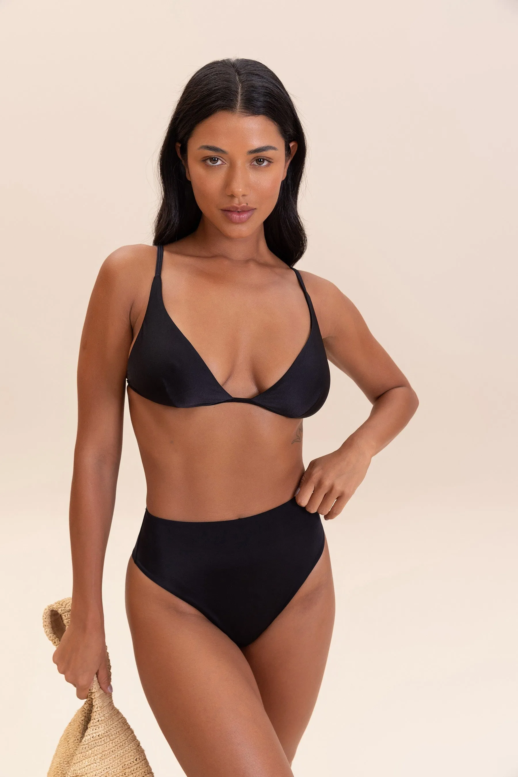 Shine High-Waisted Bikini Bottom