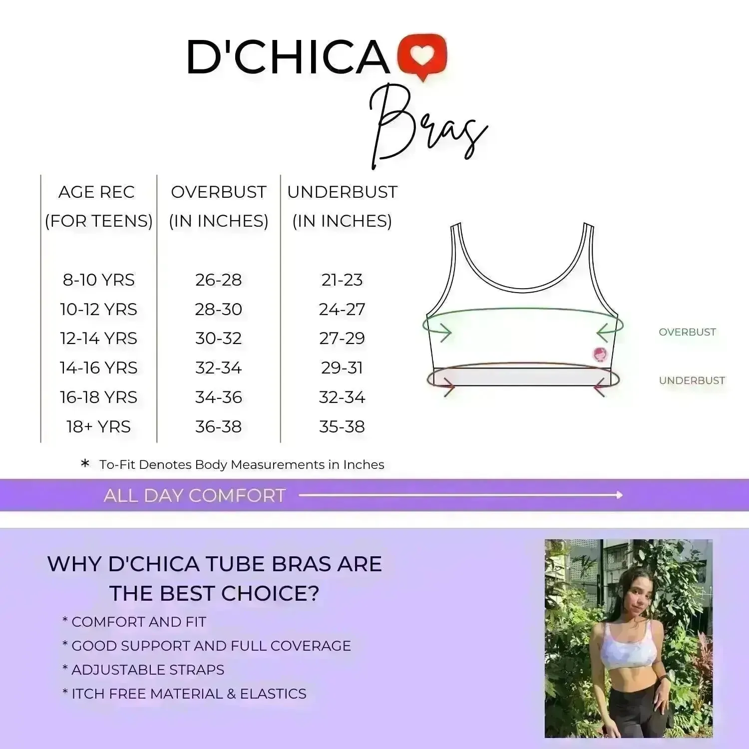 Single-Layer Broad Strap Cotton Yoga Bra | Non-Padded Beginner Bra | Solid & Printed Bra