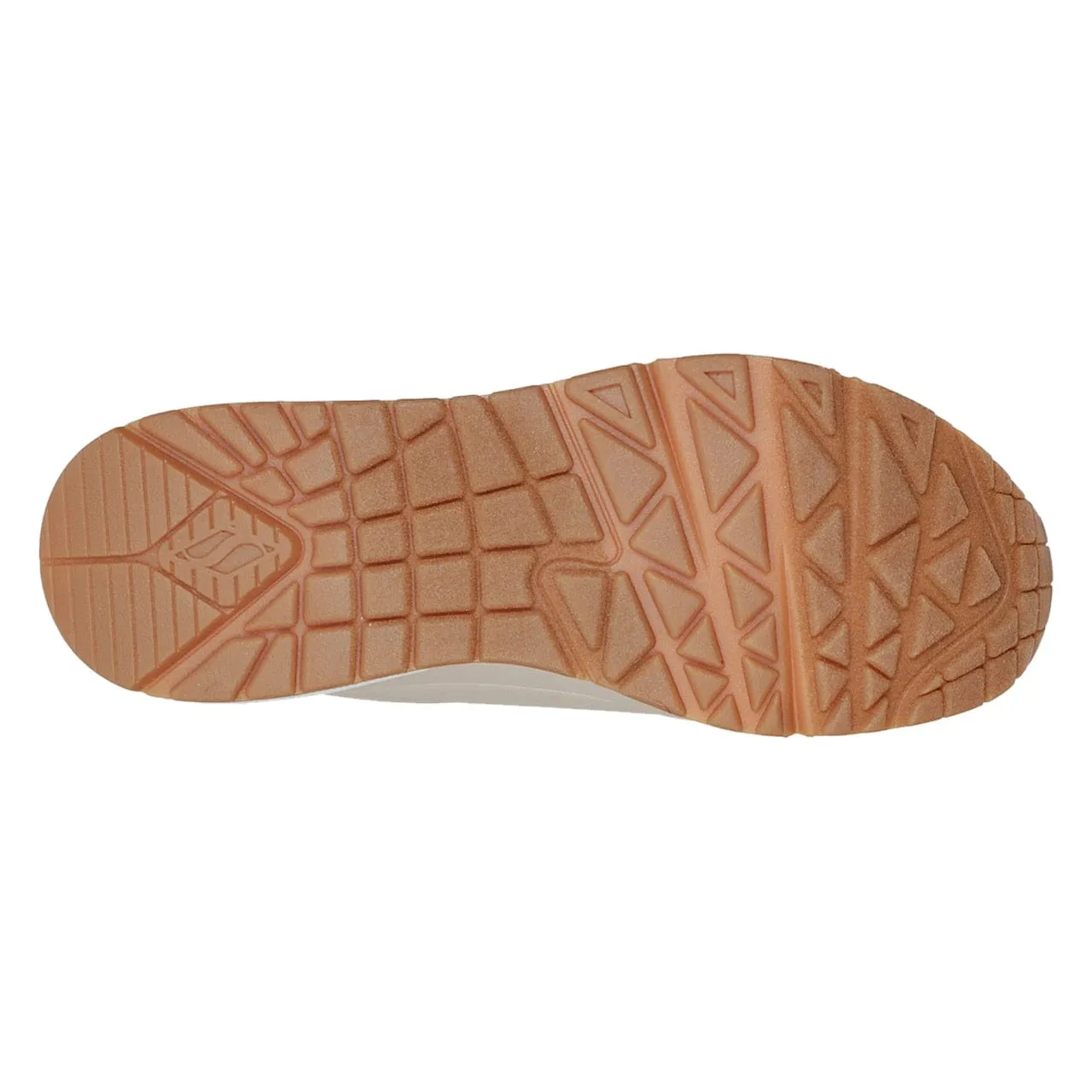Skechers Women's Uno Shimmer Away Sneakers- Natural