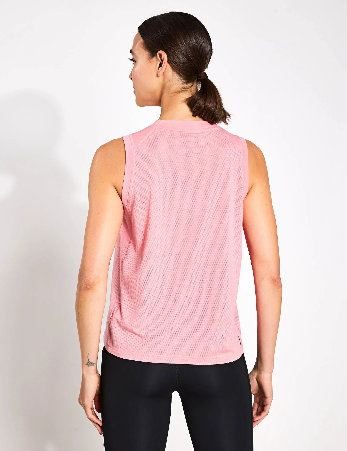 Train Essentials Big Performance Logo Training Tank Top - Semi Pink Spark/Pink Spark