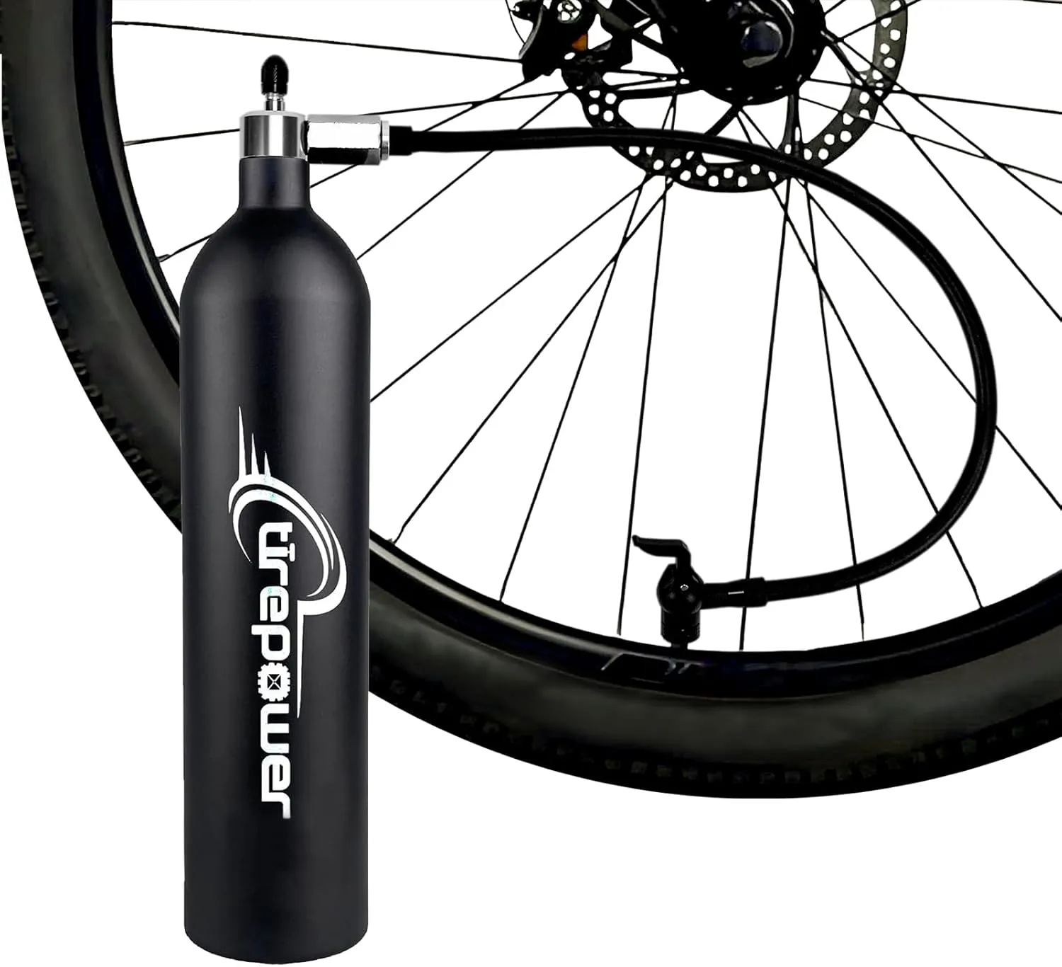 Tubeless Tire Inflator, Tubeless Bike Pump,Max200 PSI Ultra-Fast Inflation 1.3L Large Capacity Compatible with Presta or Schrader valves for Road, Mountain, City, E Bike Etc