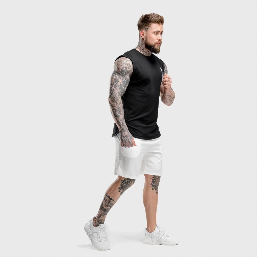 Warrior Cut-Off Tank - Black