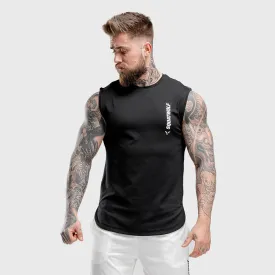 Warrior Cut-Off Tank - Black