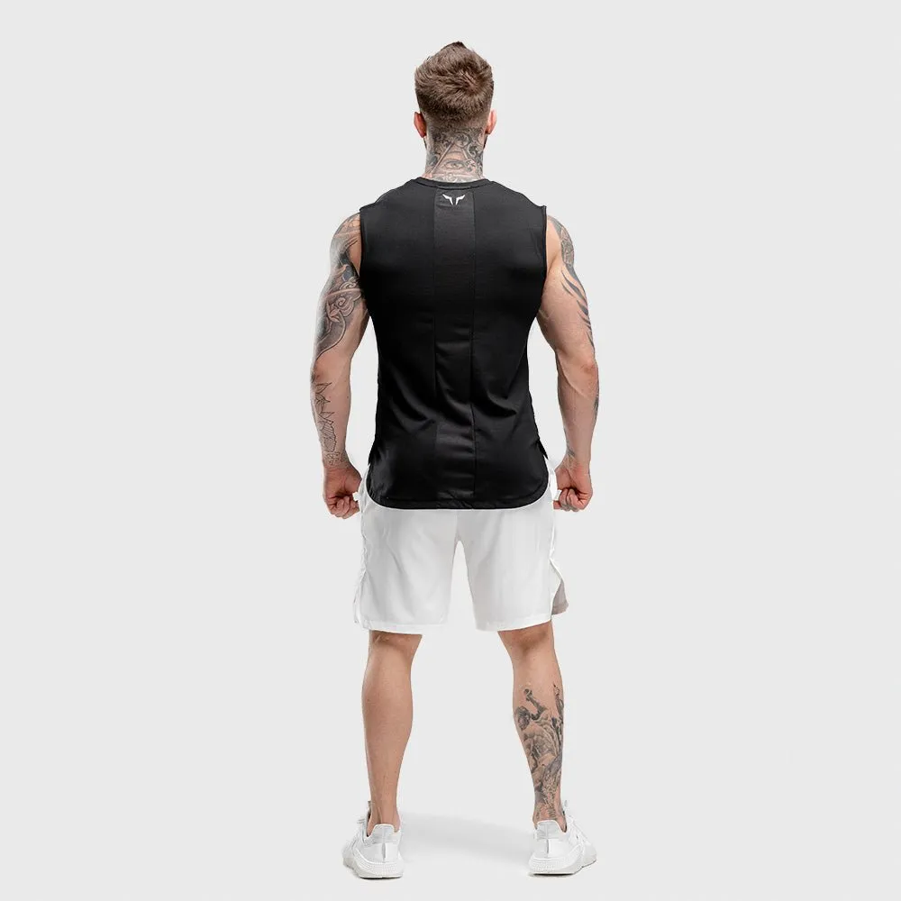 Warrior Cut-Off Tank - Black