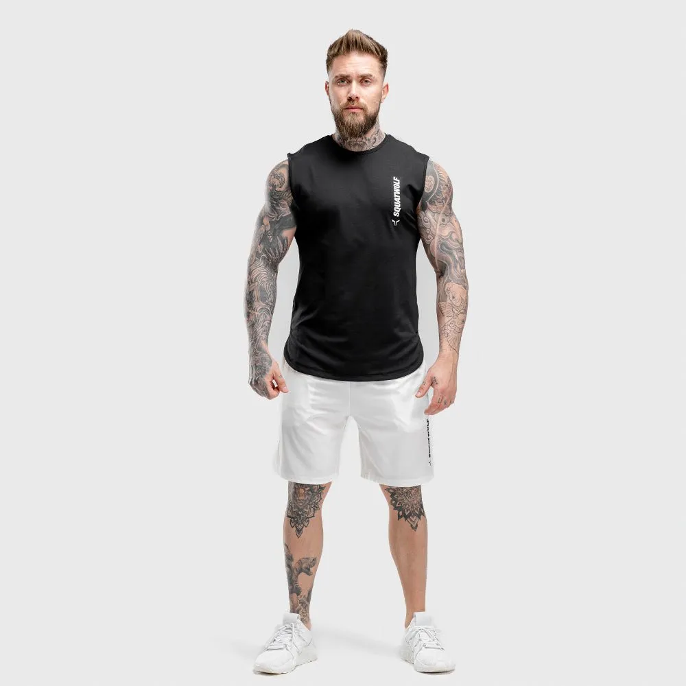 Warrior Cut-Off Tank - Black