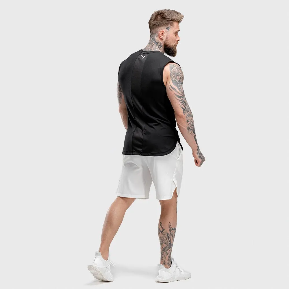 Warrior Cut-Off Tank - Black