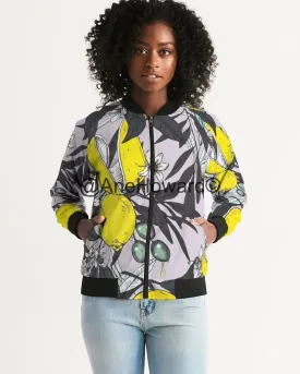 Women's Light Bomber Jacket Lemon Tree