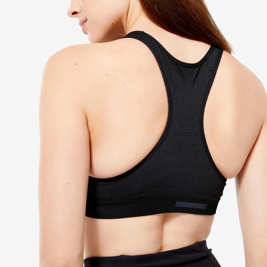 Women's Seamless Muscle Back Medium-Support Sports Bra