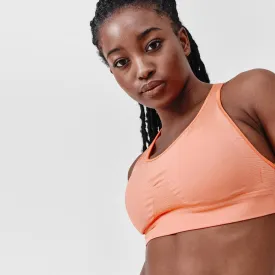 Women's Seamless Muscle Back Medium-Support Sports Bra