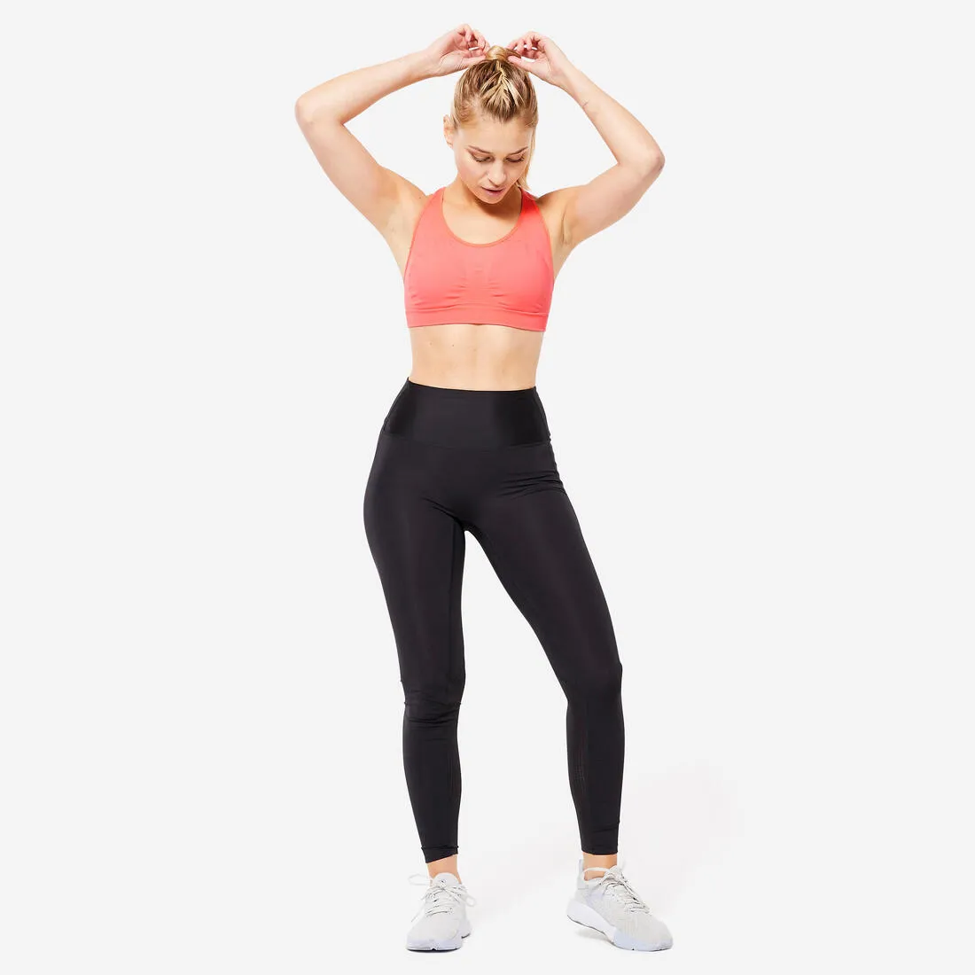 Women's Seamless Muscle Back Medium-Support Sports Bra