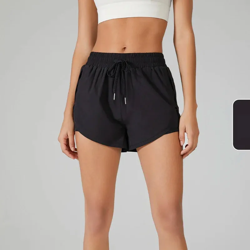 Yoga Shorts Women Fitness Top Spandex Neon Elastic Running Workout Leggings for Ladies Gym Sportwear