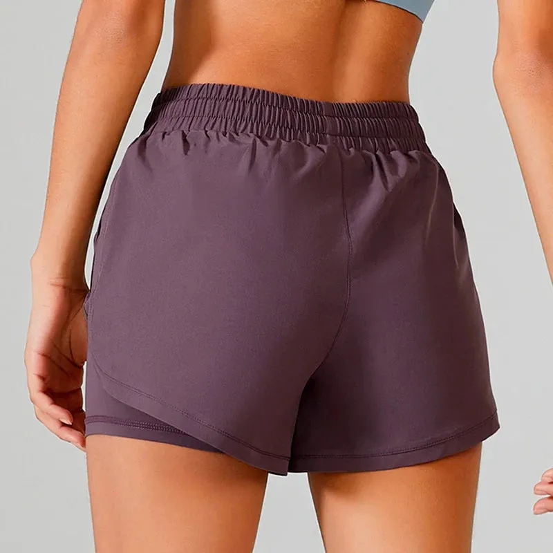 Yoga Shorts Women Fitness Top Spandex Neon Elastic Running Workout Leggings for Ladies Gym Sportwear