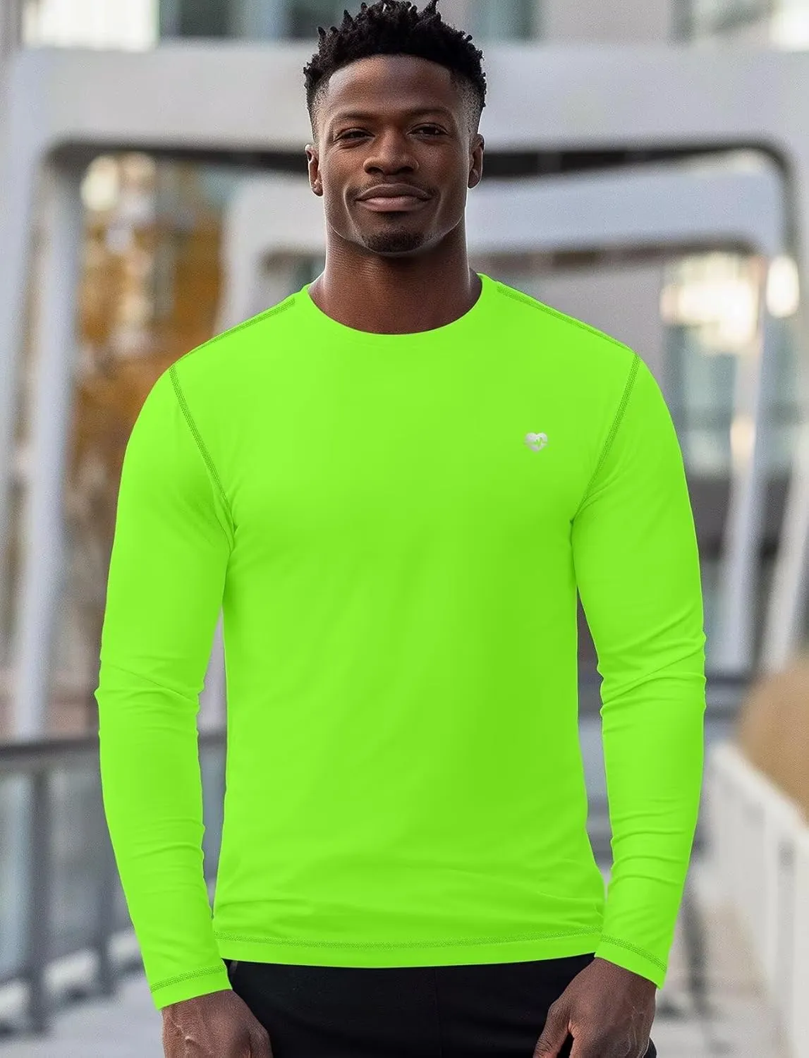 Zengjo Mens Baselayer Shirt Long Sleeve Athletic Running T Shirts Lightweight Undershirt